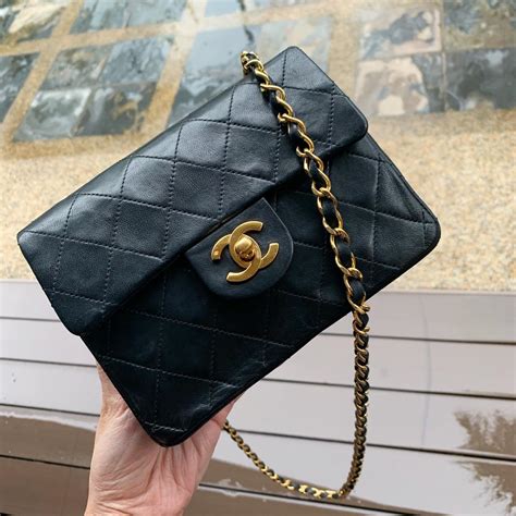 chanel bag square lock|mini flap bag Chanel 2021.